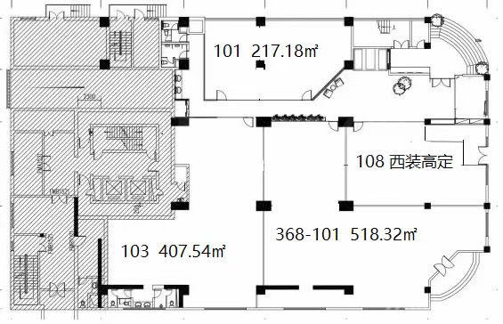 新天地马当路地铁口 沿街1楼商铺办公，219平米起