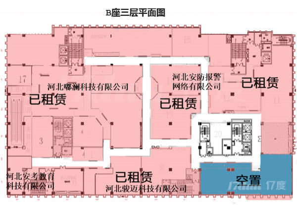 标准写字楼100-8000可租赁办公