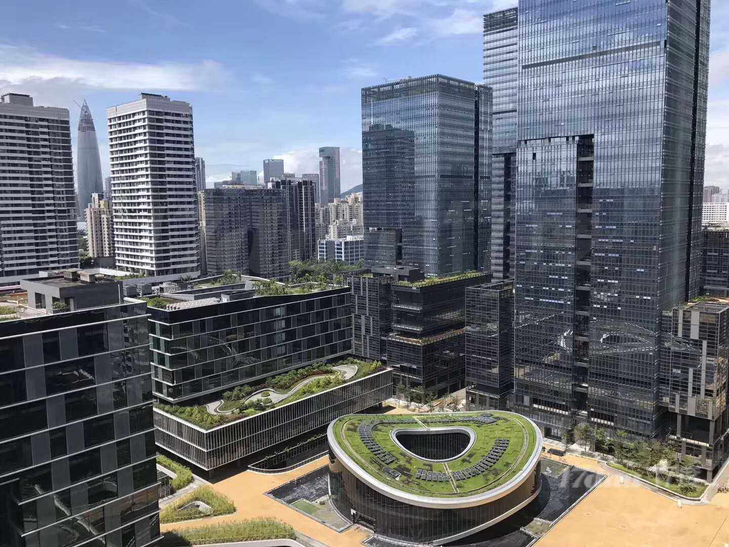 深圳湾科技生态园全新甲级写字楼出租高层看海免佣代理