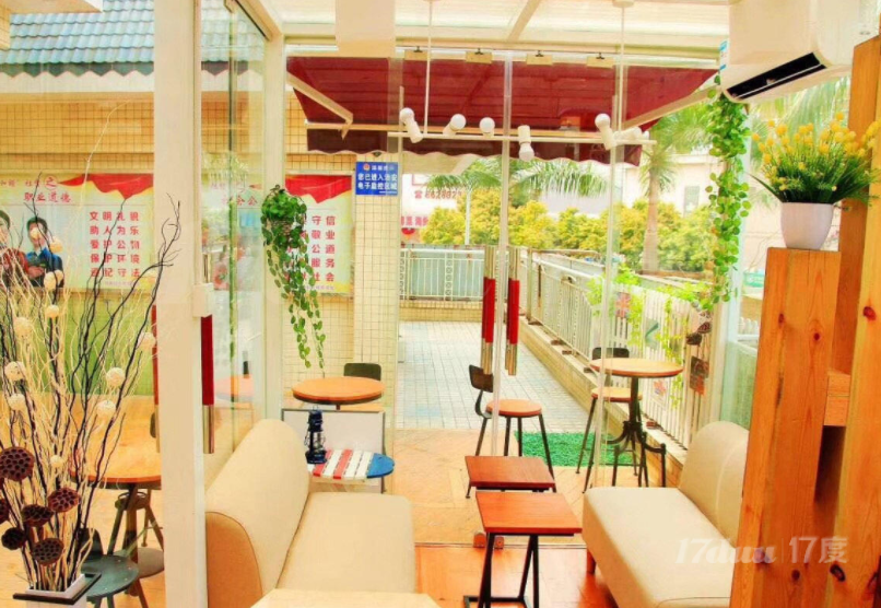 深大西门桂外卖店铺转让！可外摆可堂食店铺30平方小清新环境