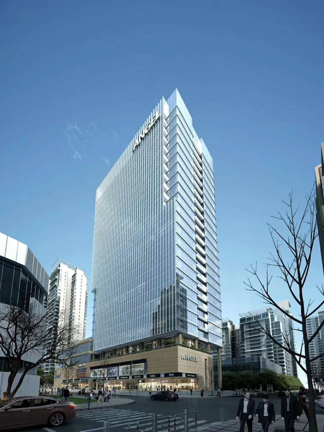 安吉尔大厦可容纳3人/出租1380.00元/月办公室-17度租售公装平台