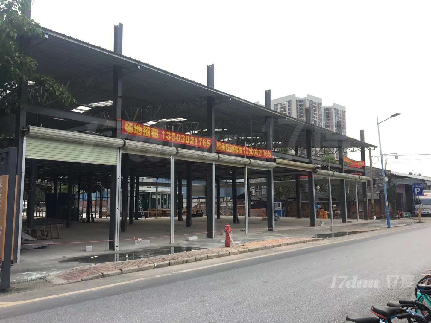 临街旺铺招租，位置优越，棠东地铁对面，天河新能源汽车科创基地