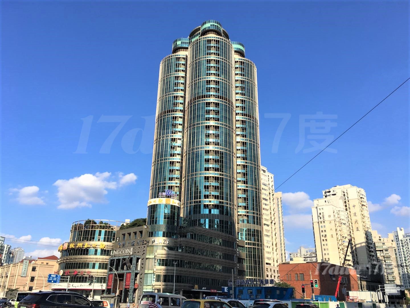 上海静安写字楼出租·智慧广场13号线地铁口,智慧广场300平出租,精装