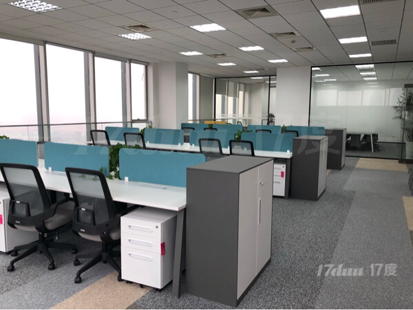 哔哩哔哩总部高区落地窗采光200平精装修带家具