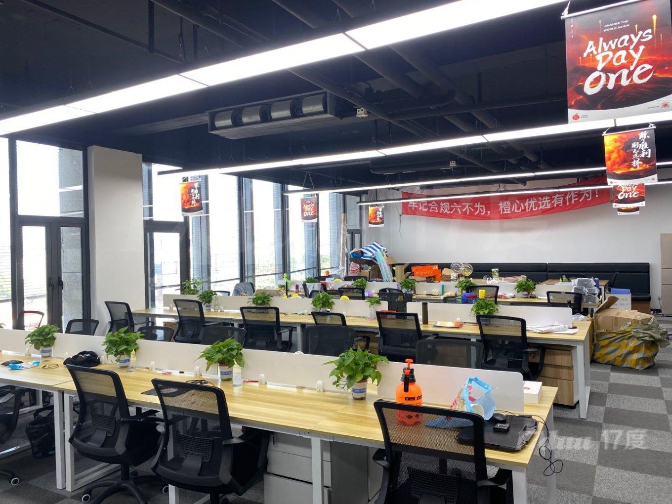 招商直租，九亭地铁站旁，免中介费，大小面积均可分割