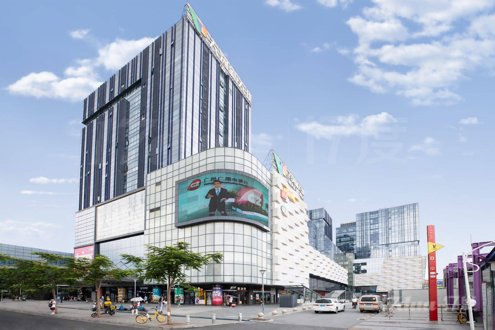 广州天河客运站天河新天地348平带装修拎包即租