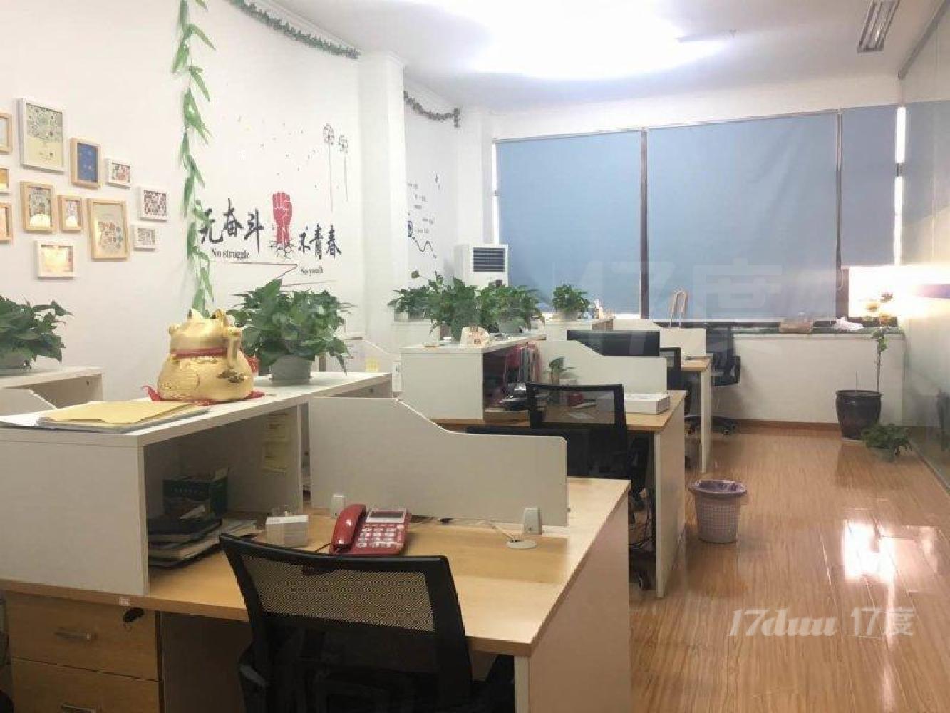 中友中谊大厦，独栋整层纯写字楼出租，创意园装修有隔断带工位
