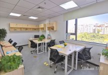地铁口1十1户型 落地窗6人小户型租金全包，可注册开户