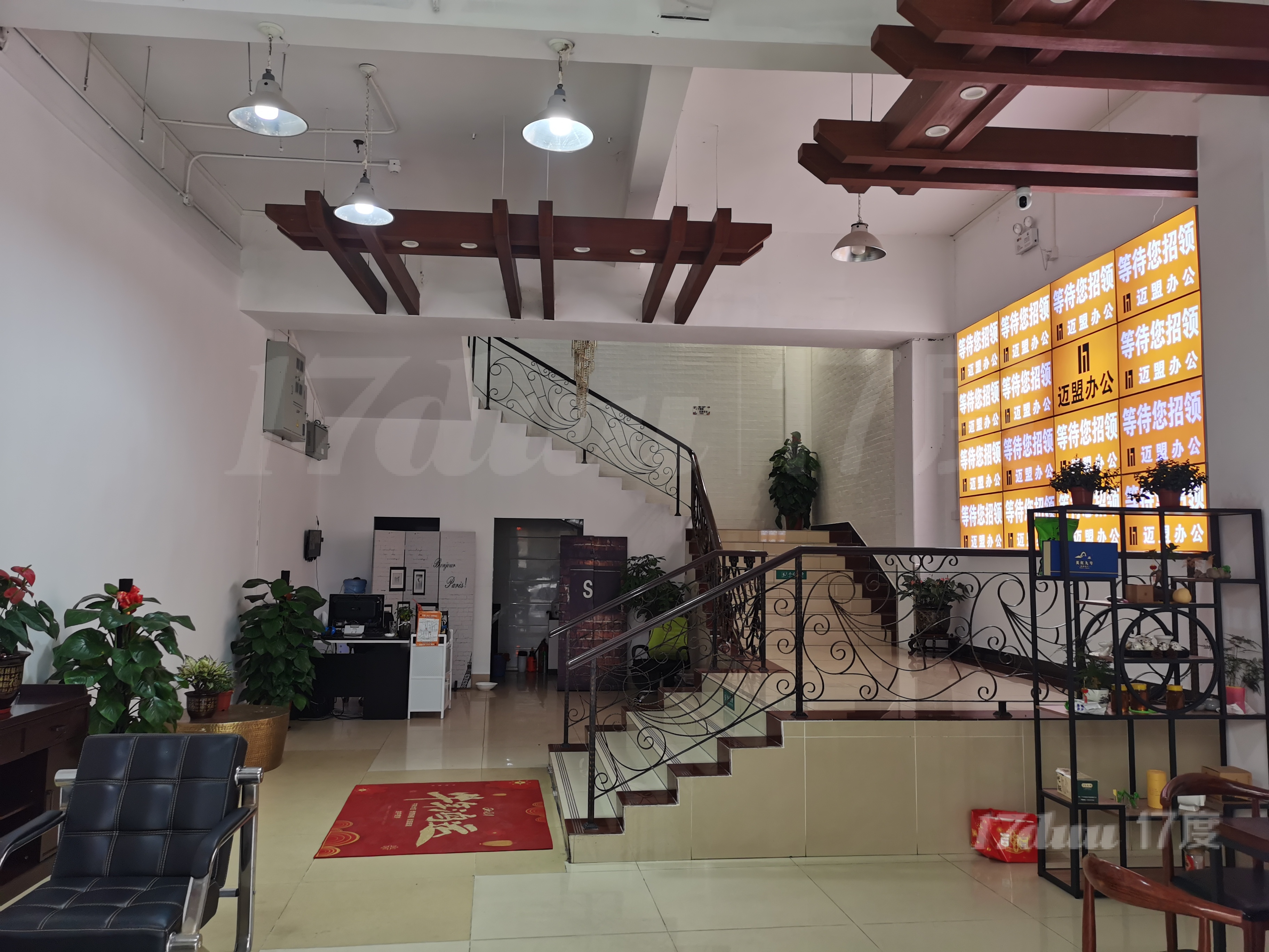 市桥中心 主干道 一线江景 独立阳台的办公室