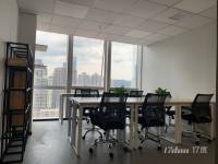  福田大中华全景落地窗办公室出，24小时空调，配套办公桌椅