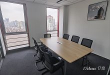 环球港春之声精装带家具 落地窗独栋办公室出租带工位随时看