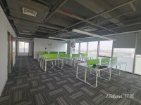 七宝商务区核心，宝龙城精装修带办公家具，四面采光全玻璃落地窗