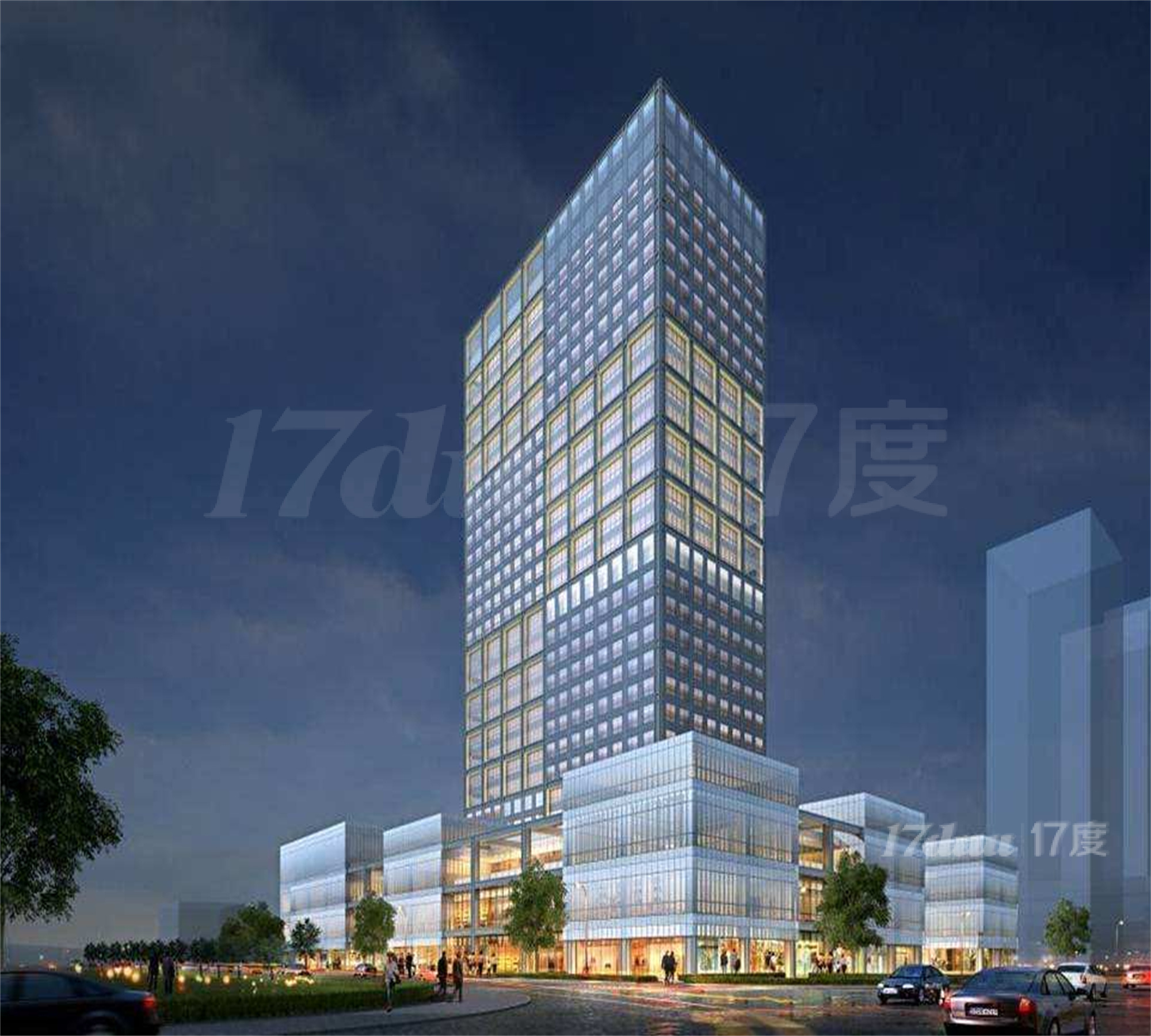 琶洲 宝地广场可看江景、小蛮腰 3间隔