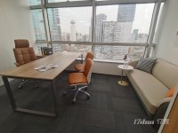 南京西路 仲益大厦精装办公室只要3.5元！落地窗有露台！