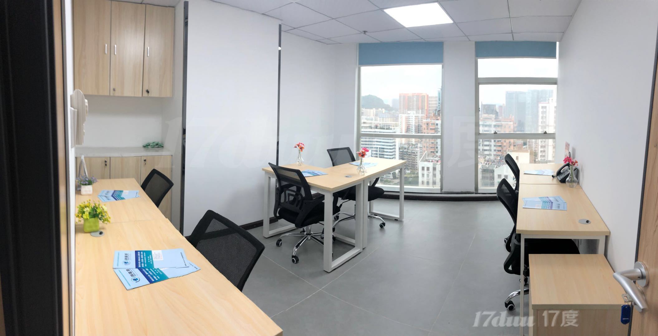 珠江新城办公室丨双11限时优惠丨靠窗轻奢办公室3字头全包