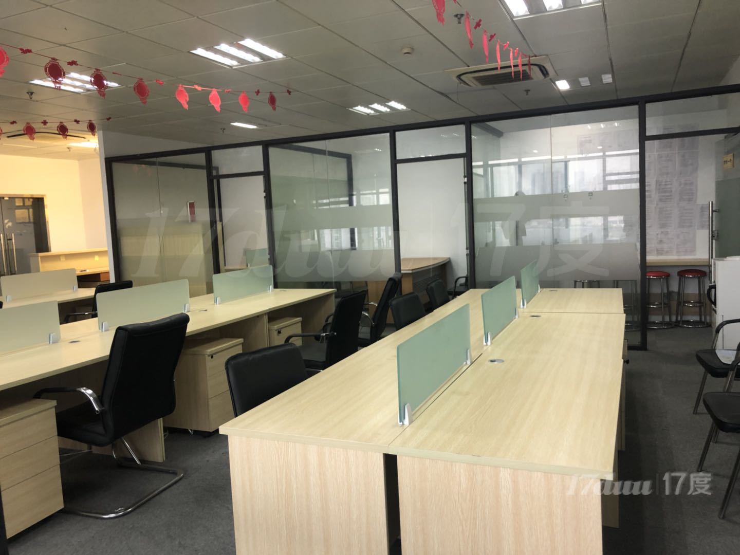 曹杨路地铁口|甲级办公室精装出租I汇融天地环球港我格广场