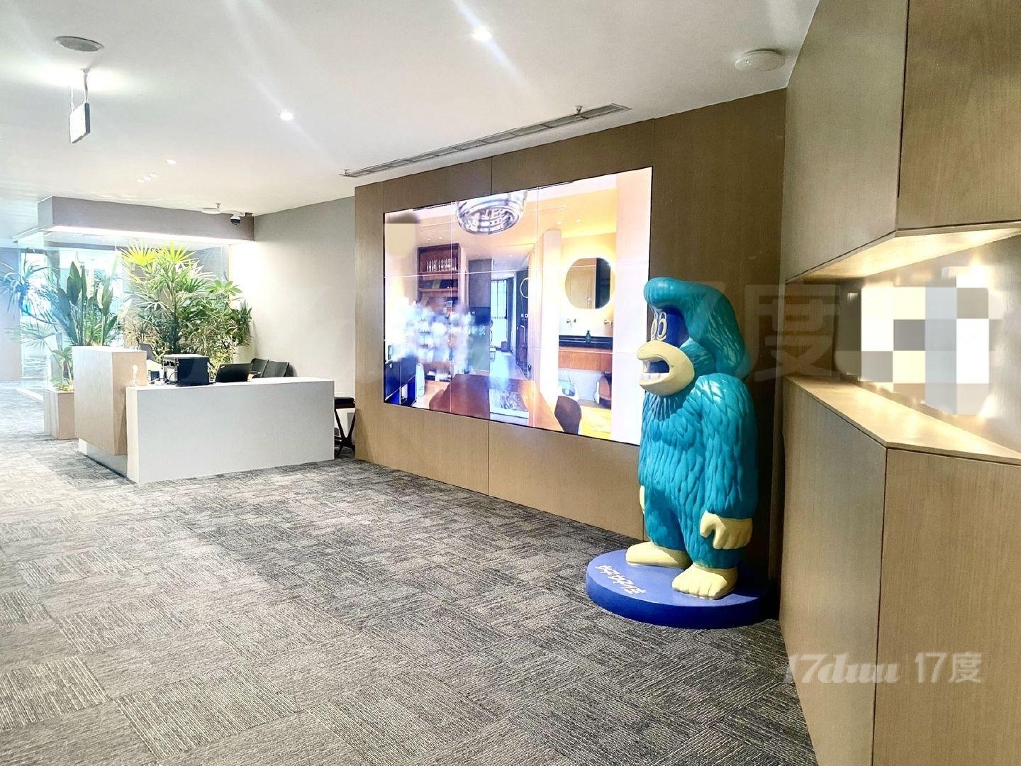 三元桥 平安 超大老板间 大气前台 员工餐厅 启皓 天元港