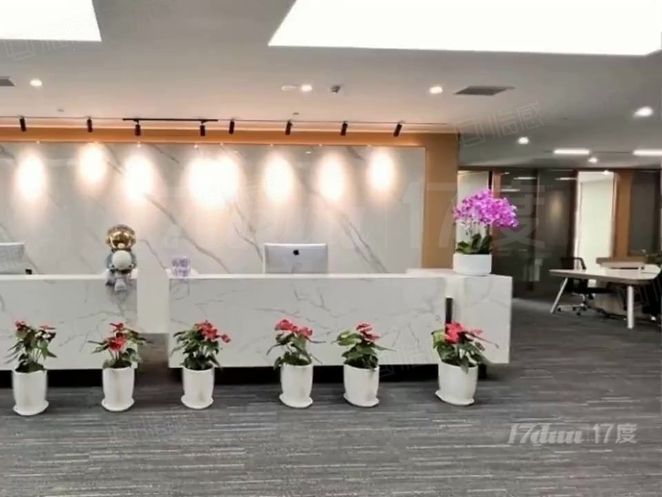 环球新出办公室丨名企云集丨正对电梯丨精装带家具丨多丨银泰