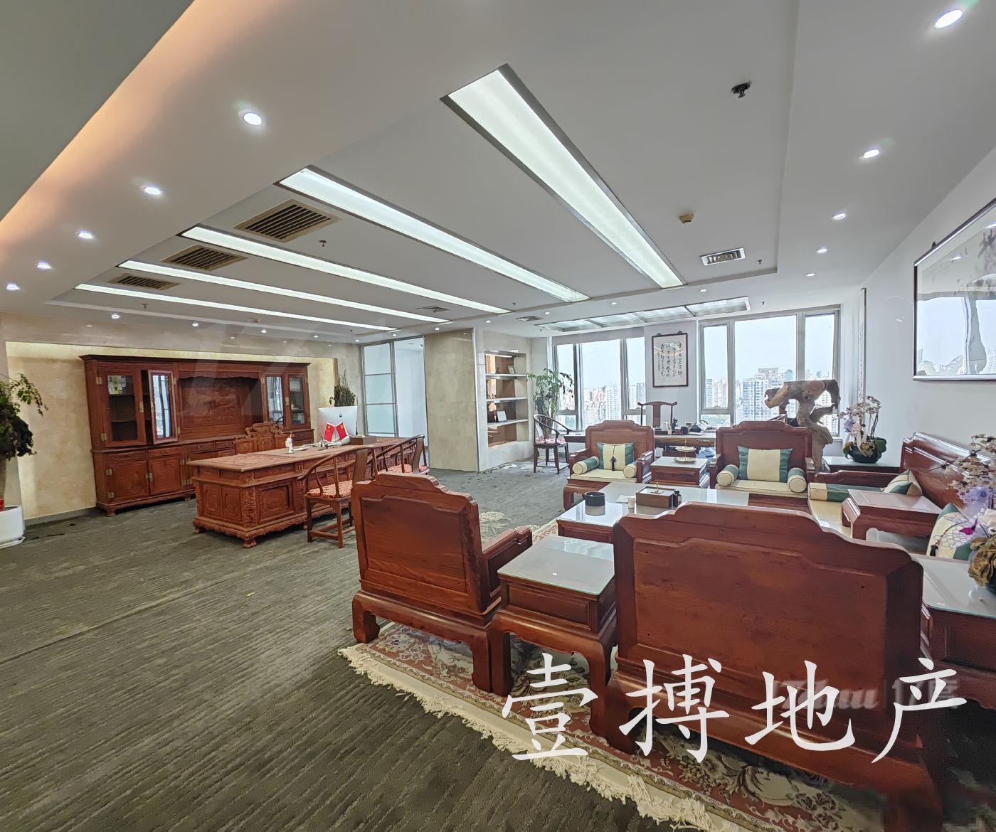 五角场正中心蓝天大厦半层豪华装修468平多套万达广场旁近合生