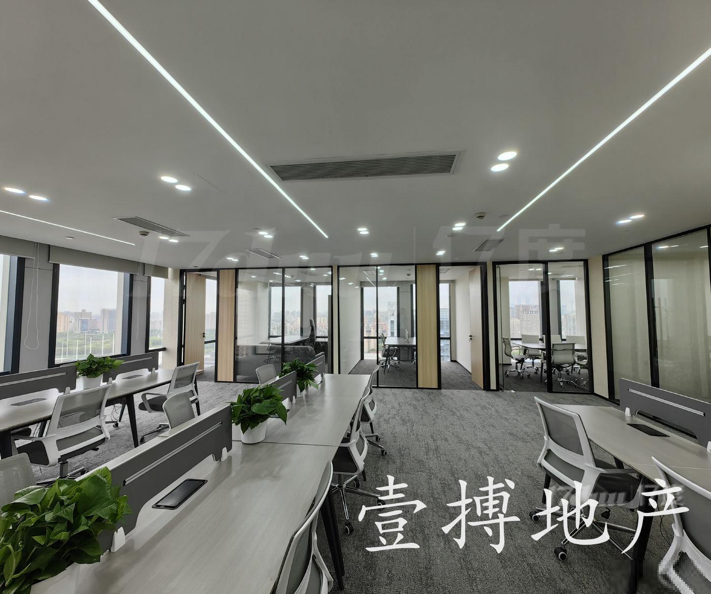 五角场独立空调257平30工位4隔间东南双面采光另有155平