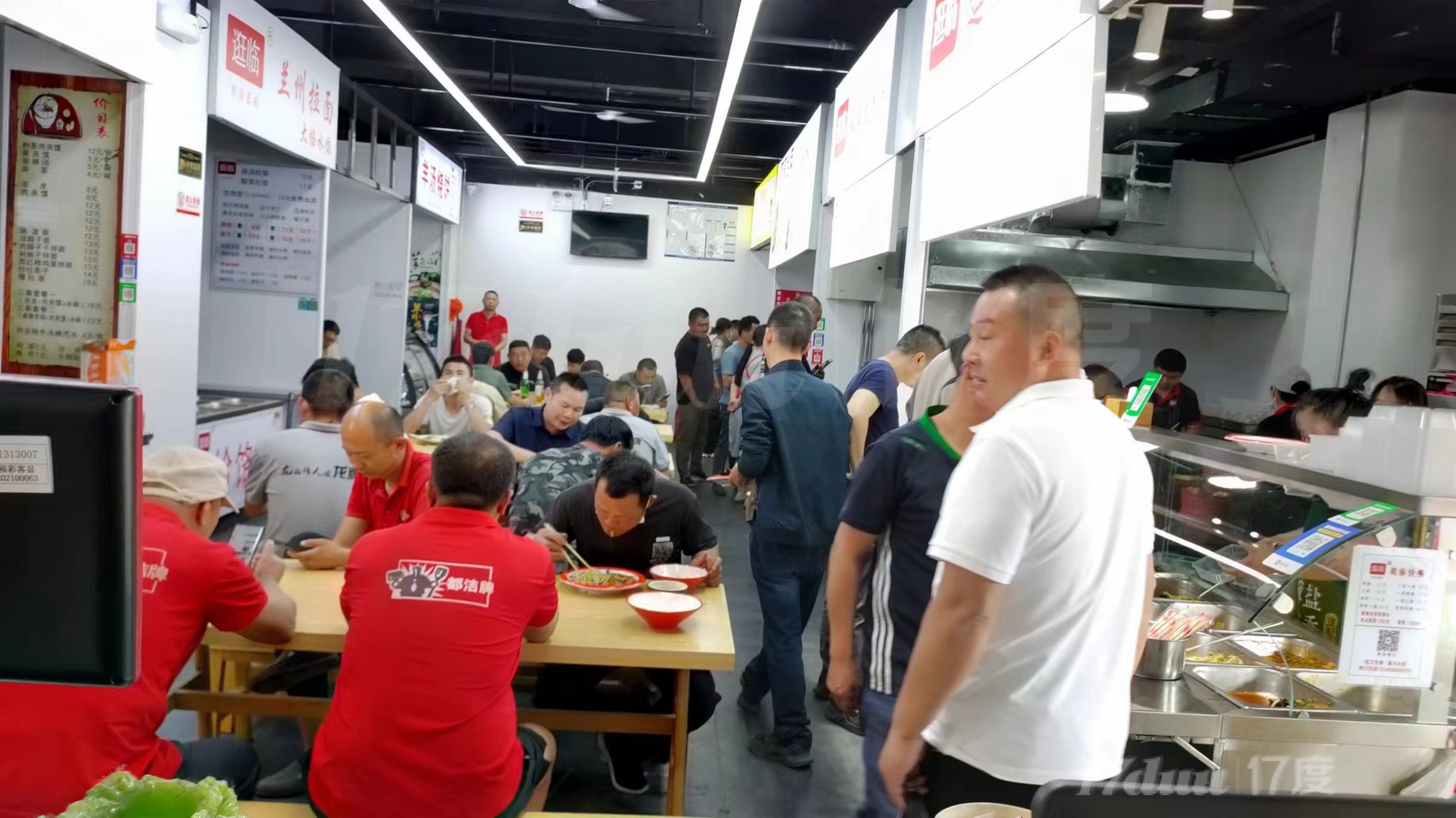 奥北批发市场美食城档口招租