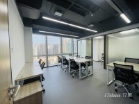 近皇岗口岸地铁口精装创业办公室直租免佣 服务全配套 拎包办公