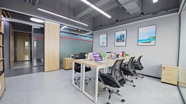 联合办公室会议室培训室卡位出租，精装包水电，齐设备，停车方便